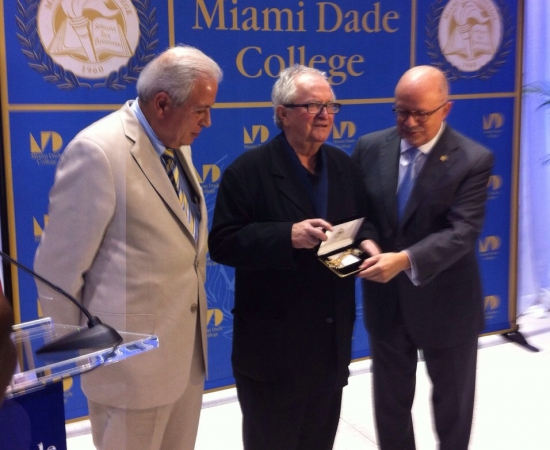 Juan Mari Arzak recibe la Medalla Presidencial del Miami Dade College