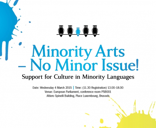 Seminario Minority Arts. No Minor Issue!   En el Parlamento Europeo, con participación de la cultura vasca