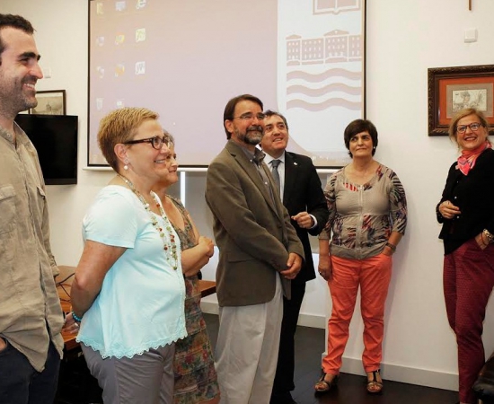 Martin E. Schimpf, Provost de Boise State University, ha visitado el País Vasco